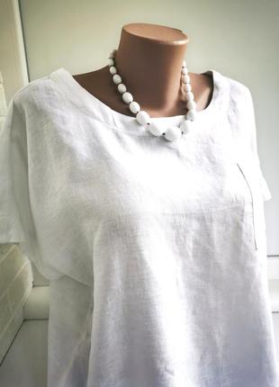 Красивая блуза из льна marks & spencer2 фото