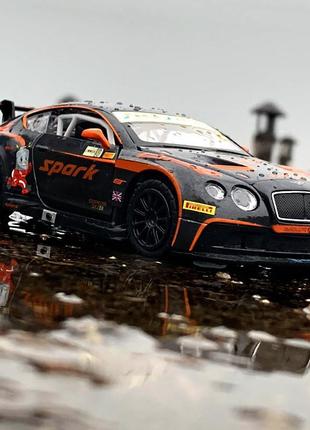 Металлическая машинка bentley continental gt3 concept