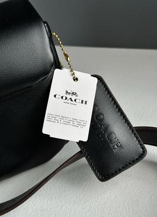 Coach pillow tabby 26 leather shoulder bag black6 фото