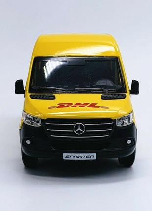 Металлическая машинка mercedes-benz sprinter dhl edition2 фото