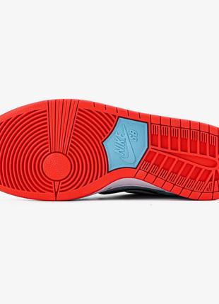 Nike sb dunk low gulf "blue orange"чоловічі кросівки якість висока приємні в носінні4 фото
