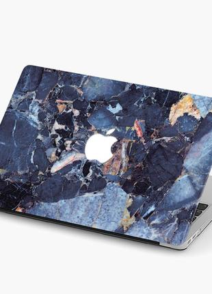 Чохол пластиковий macbook air 13,6 m2 (a2681) мрамор (marble) макбук про case hard cover прозорий