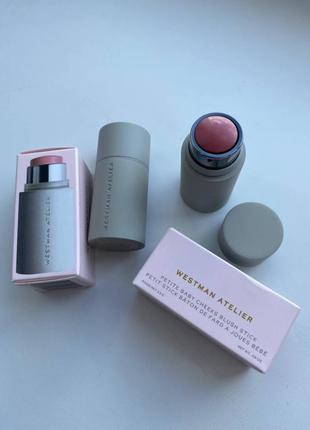 Рум’яна westman atelier mini petite baby cheeks lip + cheek cream blush stick