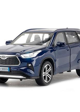 Джип внедорожник металлический toyota highlander детская игрушка 1:32