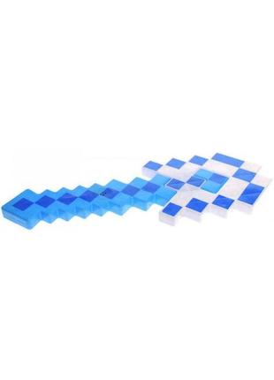 Игрушка лопата майнкрафт minecraft светится разными цветами, издает звуки на батарейках 4