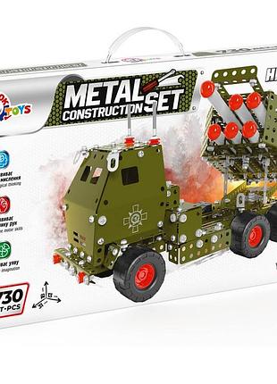 Конструктор металевий himars технок 730 деталей