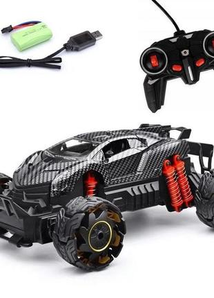 Машинка ламборджини monster truck на пульте управления пускає пар с аккумулятором
