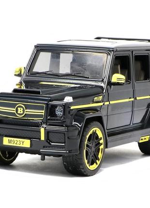 Игрушка металлическая машинка коллекционная mercedes-benz g65 amg brabus 1:24