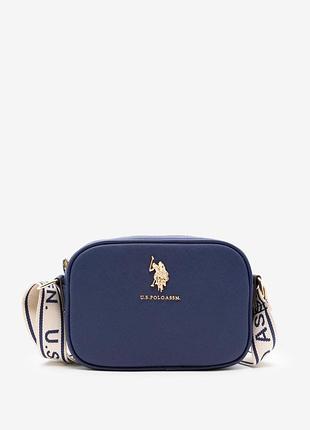 Сумка-кросбоди u.s. polo assn. classic zip crossbody navy синяя