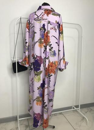 Платье вискозное l h&m оверсайз 3