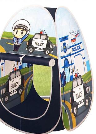 Детская игровая палатка полицейская машинка