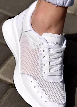 Кросівки шкіра сітка