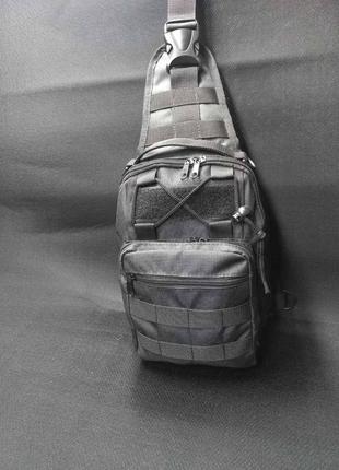 Сумка через плечо тактическая с системой molle
