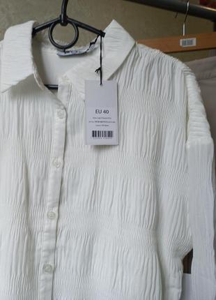 Очень красивая новая белья блуза-рубашка от бренда na-kd8 фото