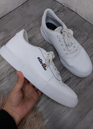 Кеды кожаные ellesse белые