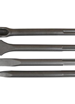 Набор зубил sds max 4шт sigma 250мм для перфоратора 1800501   набор зубил для бурения и долбления dm-11