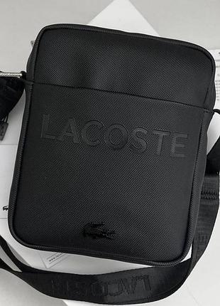 Мужская брендовая сумка через плечо lacoste