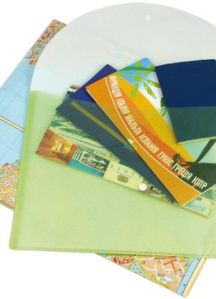 Папка на кнопке axent а4 ассорти 1404-20-а