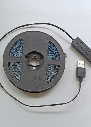 Світлодіодна стрічка usb 5050 rgb 5м