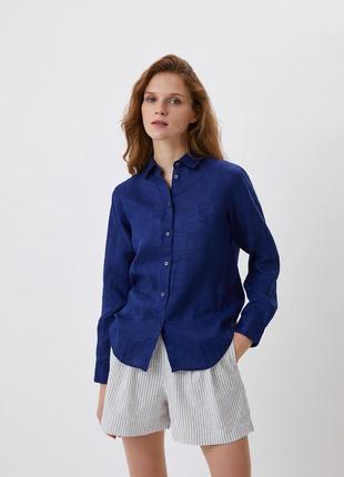 Сорочка linen uniqlo льон 100%