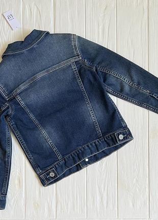 Детская джинсовая куртка gap для мальчика размер 5 лет рост 104-110 см5 фото