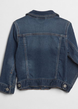 Детская джинсовая куртка gap для мальчика размер 5 лет рост 104-110 см2 фото