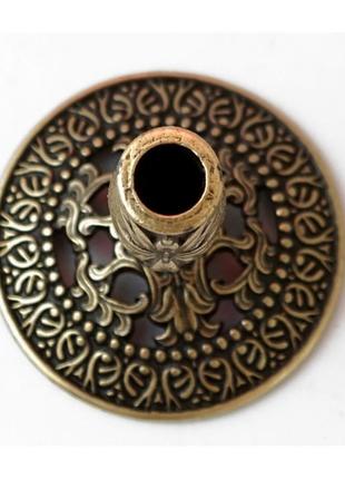 Подсвечник из бронзы для церковной свечи бронзовый подсвечник металлический подсвечник