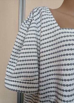 Біло - сіра сукня/туніка4 фото