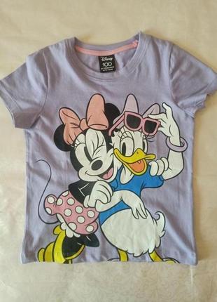 Яркая футболка для девочки минные маус и дейзи даг 122 размер 6763