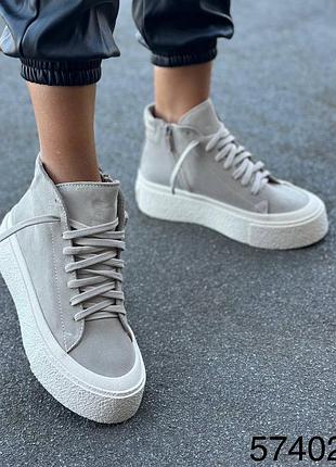 Ботинки деми женские, кеды высокие