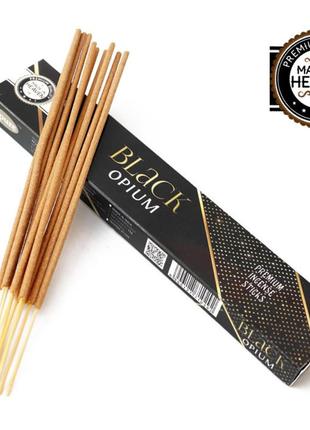 Made in heaven black opium ароматические палочки чёрный опиум 15 грамм масальные благовония