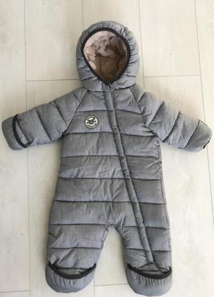 Теплий зимовий комбінезон