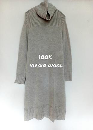100% вовна. вовняна сукня міді від marc cain