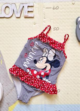 Дитячий купальник disney на дівчинку 18-24 м 1,5-2 р