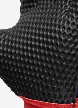 Детские вратарские футбольные перчатки размер 4 kipsta superesist красно-черный