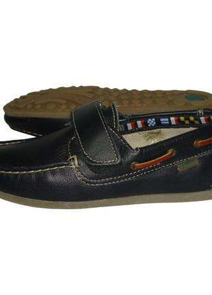 Мокасины женские кожаные gorila 38 р. 24,5 см синие