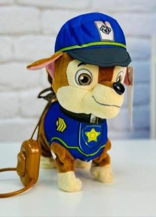 Щенячий патруль, paw patrol на повідку, ходить, лає