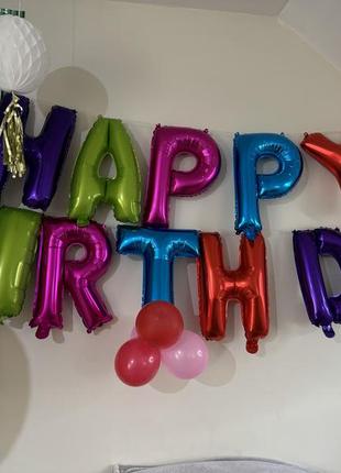 Надувні шари happy birthday2 фото