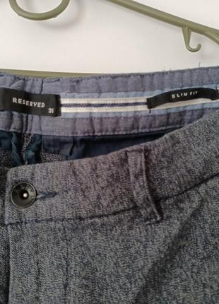 Штани , брюки з текстурованої тканини4 фото