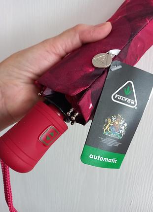 Зонт женский авитомат rose red ( красные розы) fulton