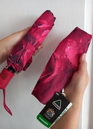 Зонт женский авитомат rose red ( красные розы) fulton