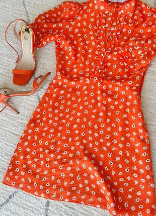 Топ набор платья zara босоножки туфли лодочки river island оранж