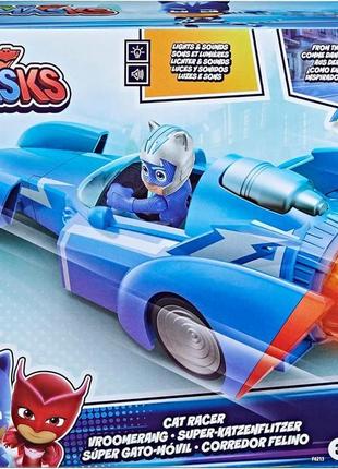 Игровой набор герои в масках машинка с фигуркой кетбой pj masks power heroes cat racer f6213