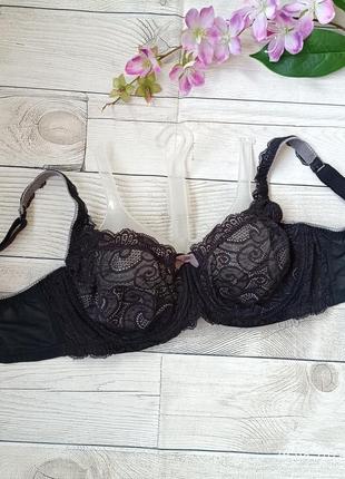 Кружевной бюстгальтер на косточках без поролона