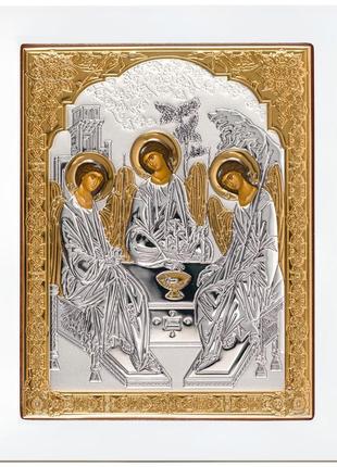 Ікона срібна ekklesia свята трійця (17,8x21,9 см.) (6825/3w)