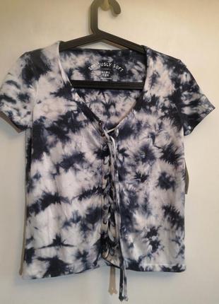 Футболка принт тайдай