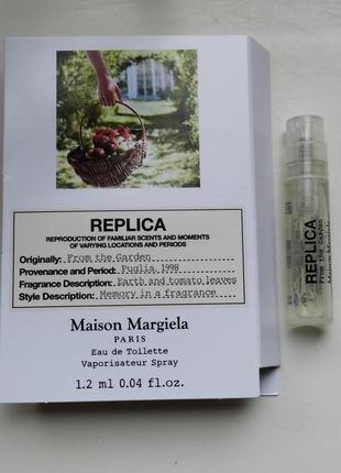 Туалетна вода maison margiela replica from the garden