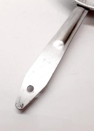 Дуршлаг ссср, алюминиевый винтажный б-у дуршлаг 40-21-9 см, клеймо, цена, следы времени