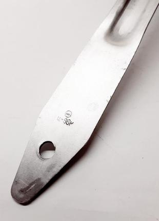 Дуршлаг ссср, алюминиевый винтажный б-у дуршлаг 40-21-9 см, клеймо, цена, следы времени