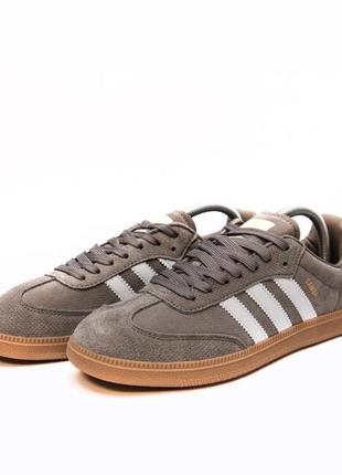 Бежевые кроссовки no brand adidas samba